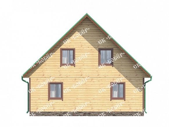 Дом из бруса 9х9. фото