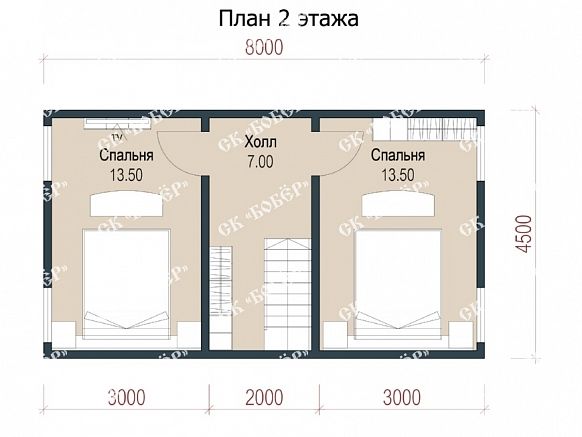 Дом из бруса 6х8. фото